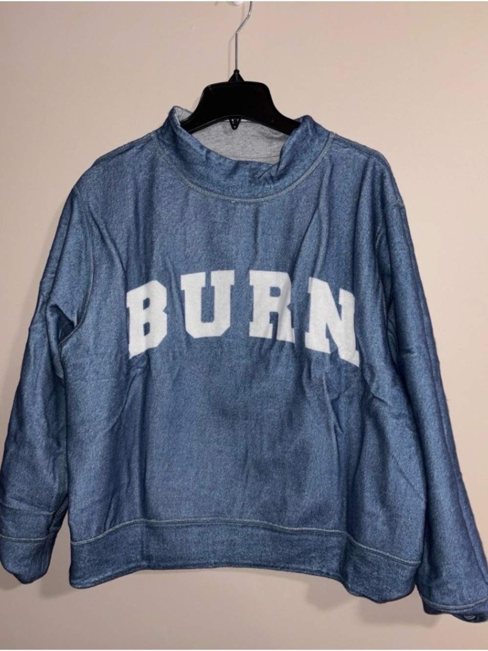 ISO 🔥 - Burn Boot Camp reversible Mock Neck